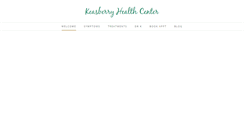Desktop Screenshot of keasberryhealthcenter.com